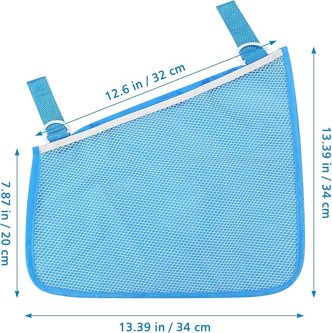 Accmor Universal Stroller Organizer, Side Sling Stroller Organizer, Mesh Cargo Net Stroller Storage Caddy Accessories, Stroller Bag Accessories Fits for Uppababy, Nuna, Baby Jogger, Doona Strollers
