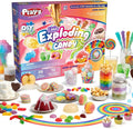 Playz Edible Exploding Candy Making Science Kit for Kids Ages 8-12 Years Old - Food Science Chemistry Kid Science Kit with 29 Experiments, Educational Science Kits for Boy & Girls