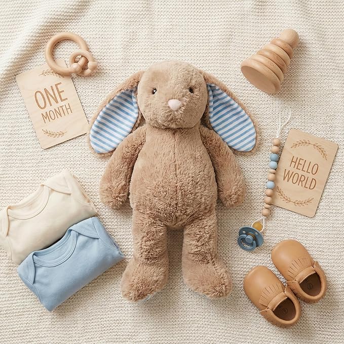 WEIGEDU Rabbit Bunny Stuffed Animals Plush Toys for Kids Boys Girls Birthday Bedtime Christmas Easter Gifts