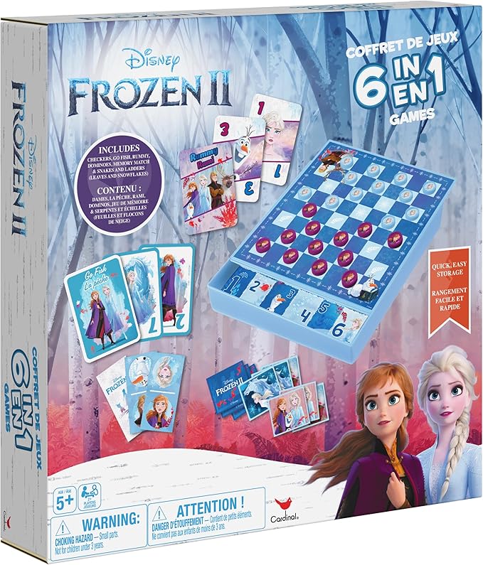Disney Frozen 2 6-in-1 Game House for Kids and Families
