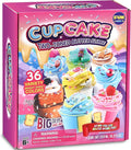 36 Big Cupcake Butter Slime Packs for Girls, FunKidz Two Toned Butter Slime Kit for Kids Party Favors Premade Bulk Slime Toys