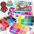 FUNZBO 32000 5mm Fuse Beads Kit - 32 Colors, Homeschool Arts and Crafts Supplies for Kids, Toys Set, Art Decorations for Room, Birthday Gifts for Girls and Boys Age 5+