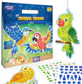Imagimake Mirror Mosaic Birds Art Set |DIY Craft Kits | Foil Stickers for Boys |Activities for Kids Ages 3-5 | Art Kit for Toddlers | Crafts for Kids Ages 4-8 | 3,4,5,6,7 Year Old Girl Birthday Gift