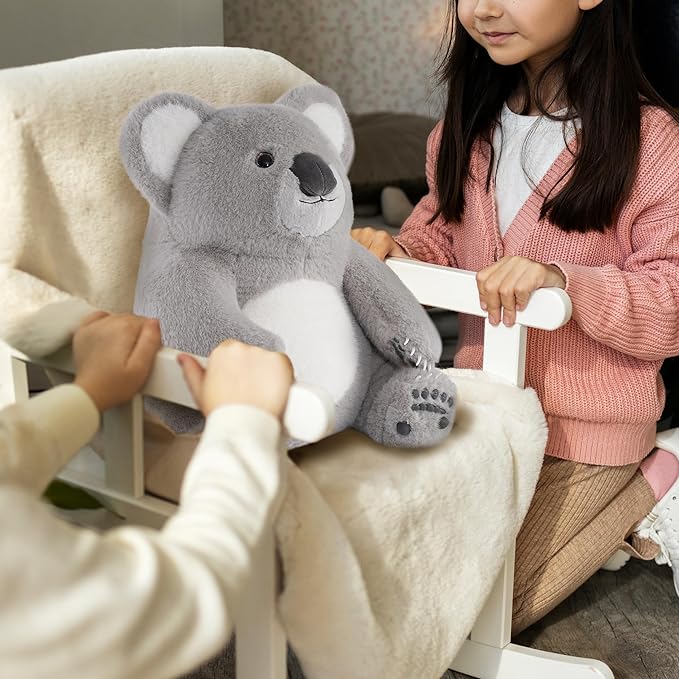 Niuniu Daddy 14" | 3.5 Pound Koala Weighted Stuffed Animal Plush, Giant Koala Pillowfort Lap Plush Toys for Kids Adults Baby, Large Cute Body Pillow for Gift Present Birthday Christmas Holiday