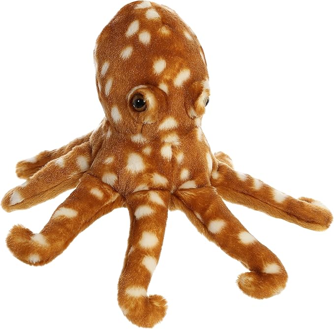 Aurora® Adorable Flopsie™ Octopus Stuffed Animal - Used to Create Imaginative Play Adventures - Perfect for Birthdays, Kids and Adults, All Ages - Orange 12 Inches