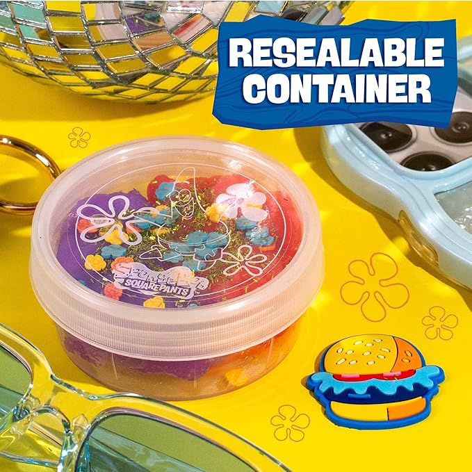 Spongebob Squarepants™ SLIMYGLOOP Mix’EMS – Patrick’s Triple Gooberberry Surprise, Sherbert-Scented Cloud Slime with Mix-Ins
