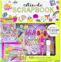 Just My Style Ultimate Scrapbook, Personalize and Decorate A 40-Page DIY Scrapbook, Great for Travel, Road Trips & On-The-Go, Memory Keeper Scrap Book for Kids & Tween Ages 6, 7, 8, 9,Beige