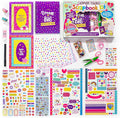 GirlZone Ultimate Collage Scrapbook Kit, Includes Scrapbook Stickers and Fun Scrapbook Accessories to Make an Amazing 40-Page Photo Album Scrapbook, Perfect for Valentine Gifts