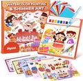 JoyCat Paint with Water Coloring Books, Art & Craft Activity, No Mess Art for Kids Ages 4-8, Craft Kits & Supplies, DIY Creative Activity, Gifts for Girls & Boys (Party)