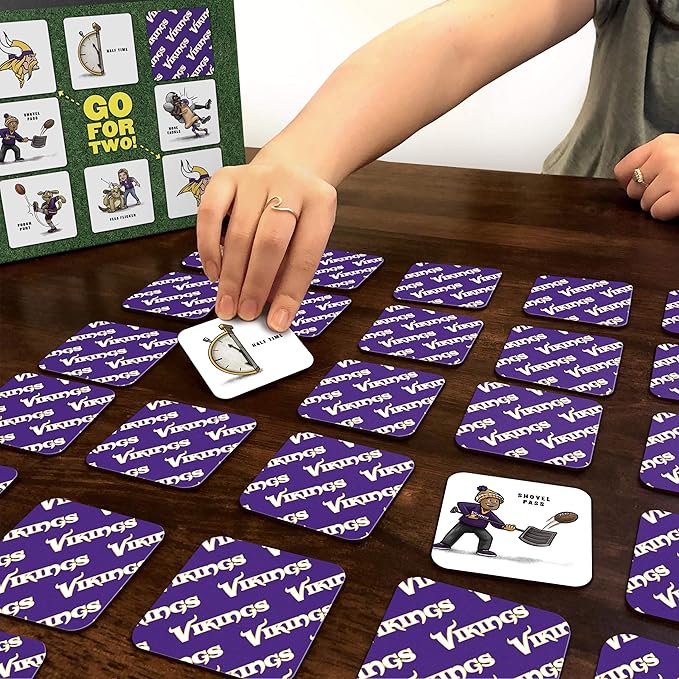YouTheFan NFL Officially-Licensed Memory Match Game - Humorous, Team-Specific, Original Hand-Drawn Artwork, Fun for the Whole Family, for Fans Young and Old