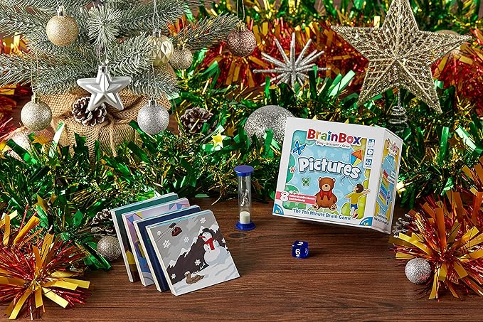 BrainBox Pictures Card Game - Memory & Observation Game, Educational Global Adventure, Family-Friendly Trivia Game for Kids & Adults, Ages 8+, 1+ Players, 10 Min Playtime, Made by Green Board Games