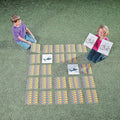 Fun Express Giant Memory Matching Game for Kids Ages 3-8 - 48 Jumbo Cards Educational Learning Toy | Preschool Board Games for Toddler Activities | Indoor & Outdoor Play for Classroom & Family Fun
