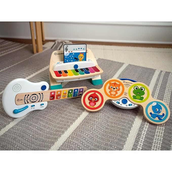 Baby Einstein Magic Touch Wooden Drum Musical Toy, Ages 6 Months Plus (Pack of 2)